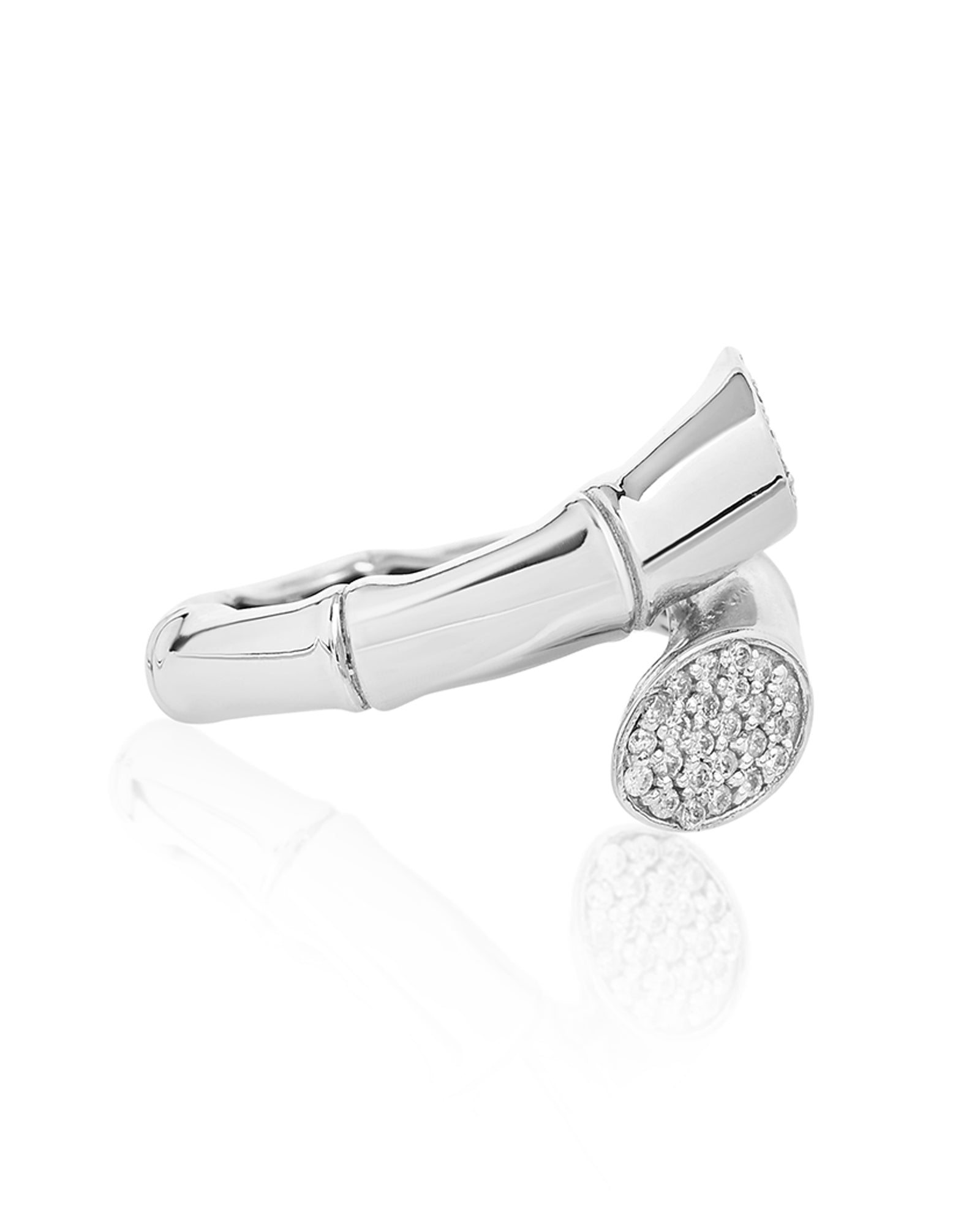 Nefertiti White Gold Ring