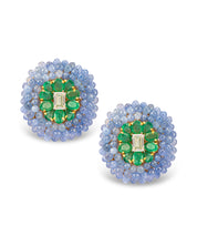 Emerald Bubble Burst Earrings