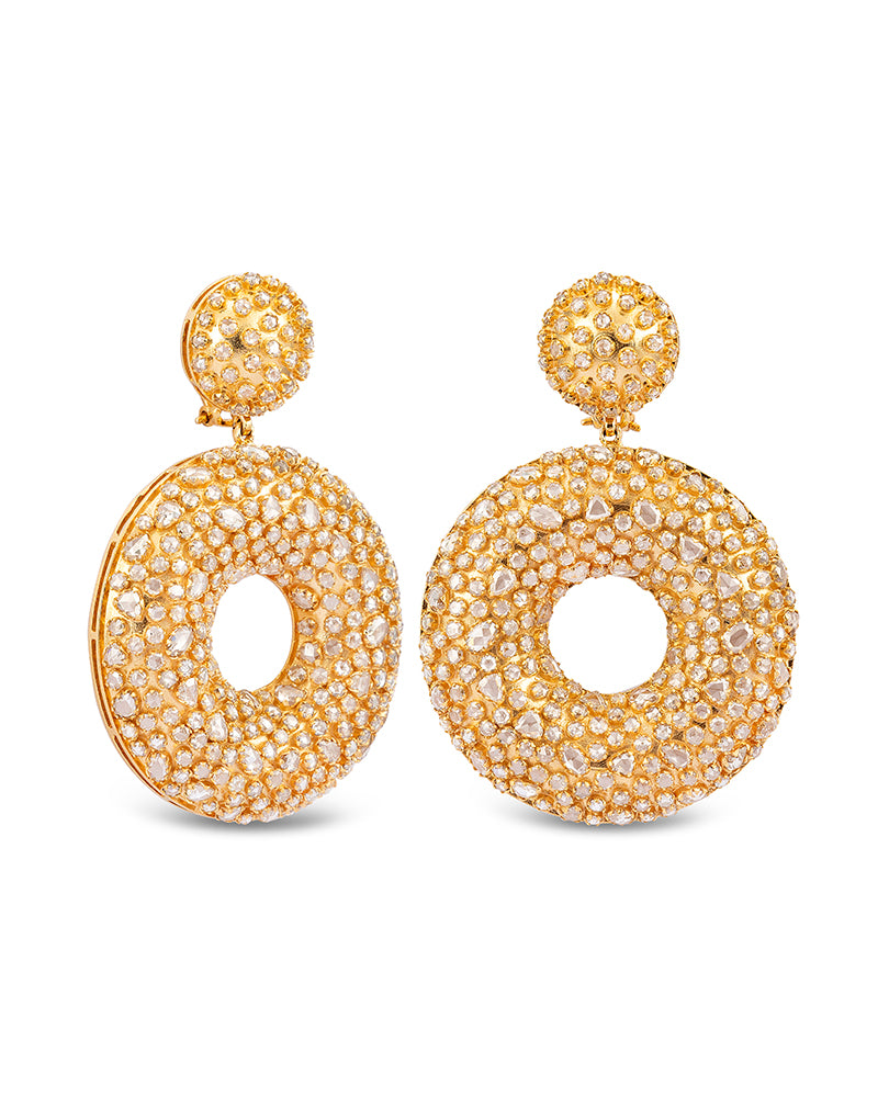 Golden Glimmer Earrings