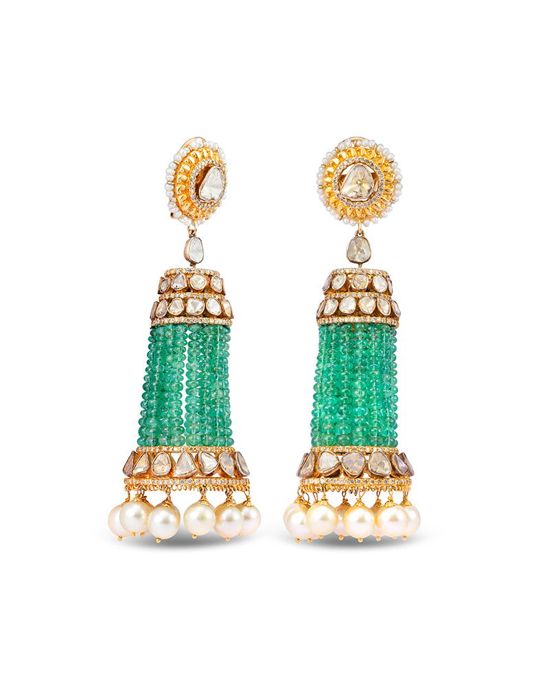 Polki Cascade Earrings