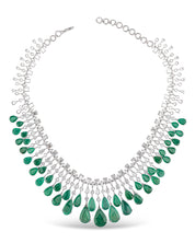 Emerald Waterfall Necklace