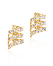 Baguette Blaze Earcuffs