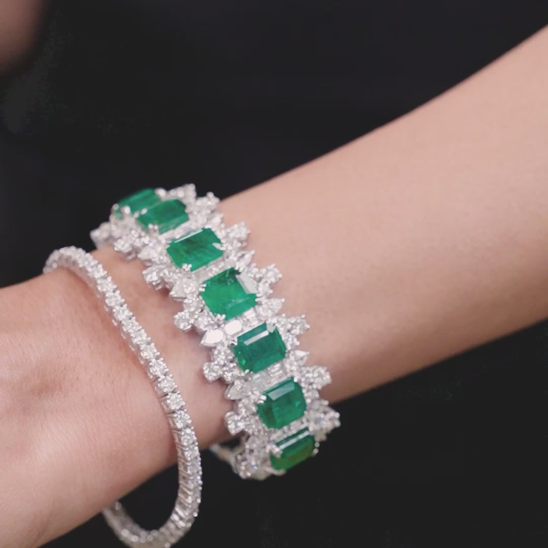 Emerald Estate Bracelet