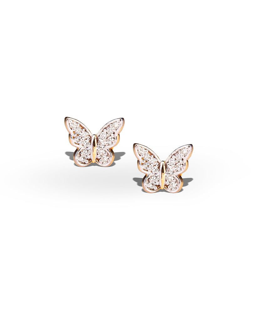 BABY A Butterfly studs