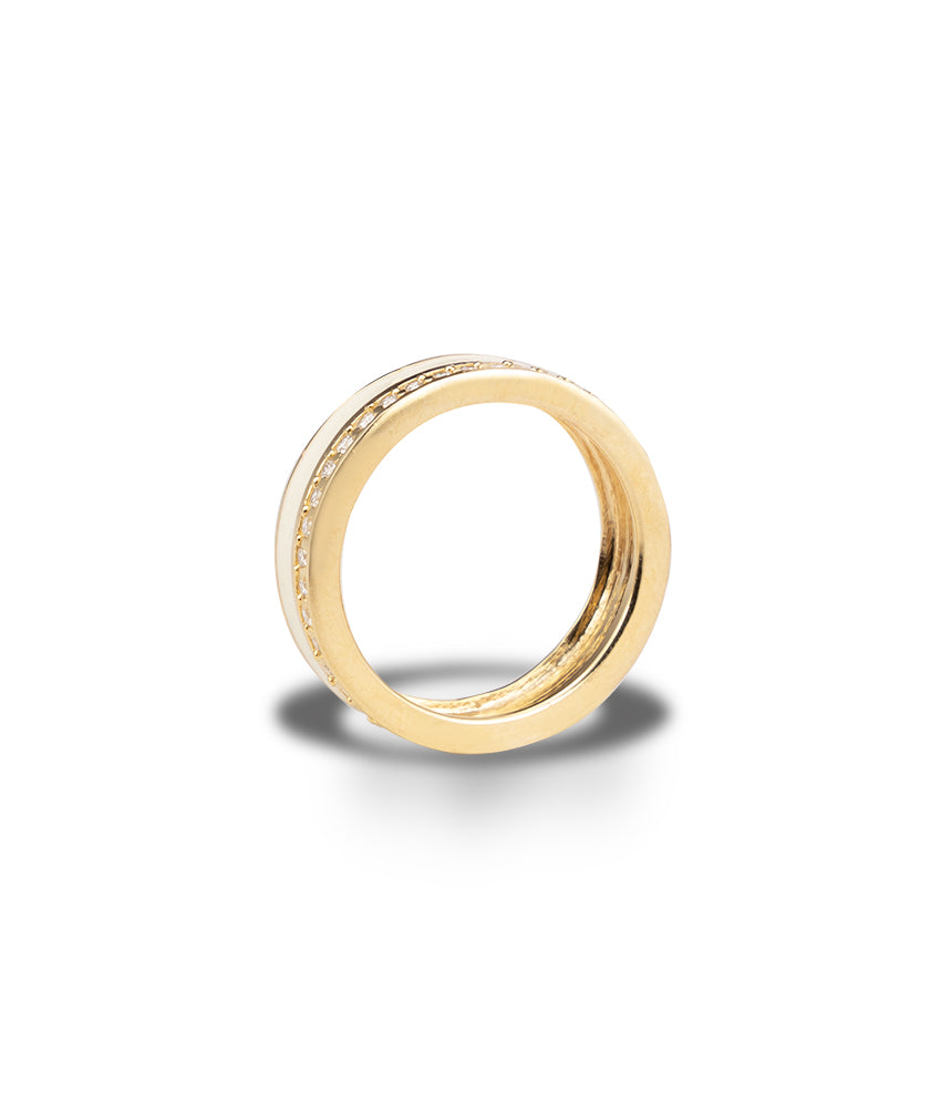 The Ivory Wave Ring