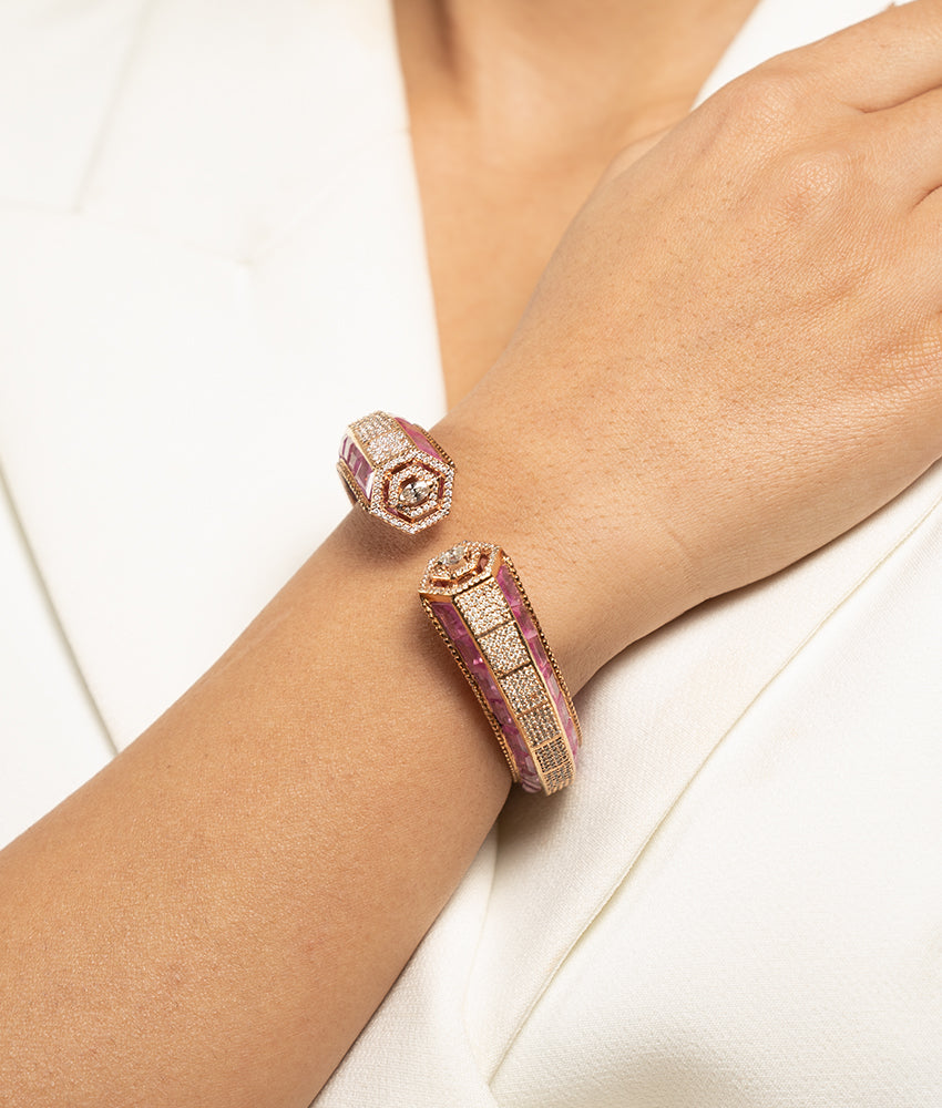 Ruby Modernist Bracelet