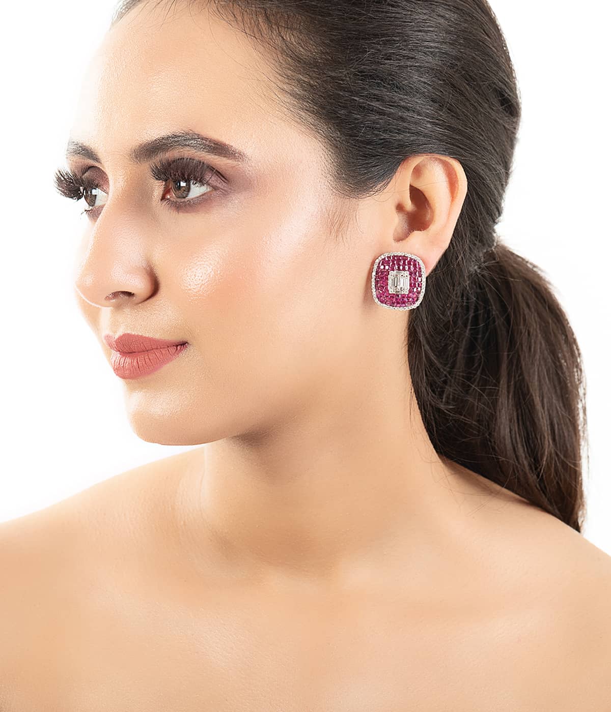 Ravishing In Red Earrings