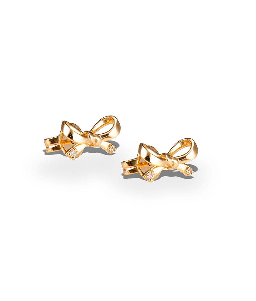 BABY A Bow Tie Studs