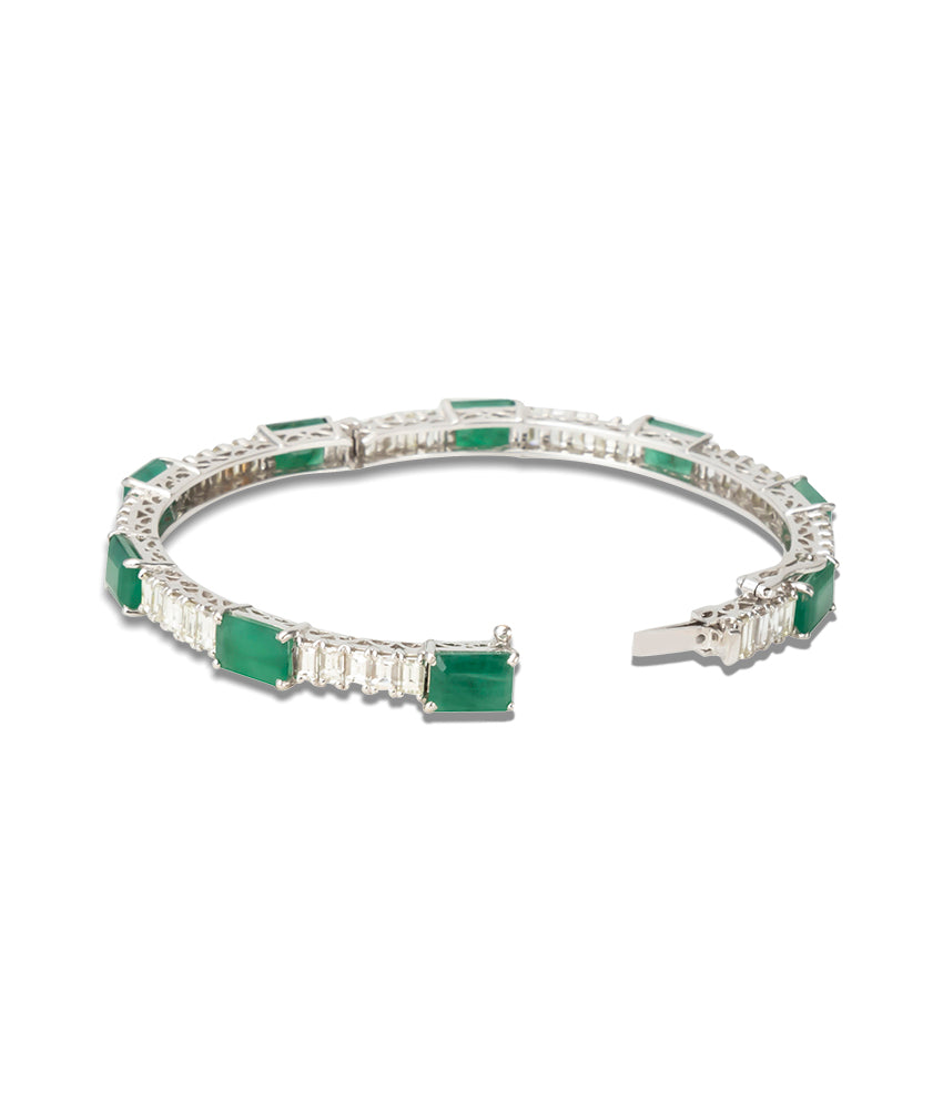 The Emerald Journey Bangle