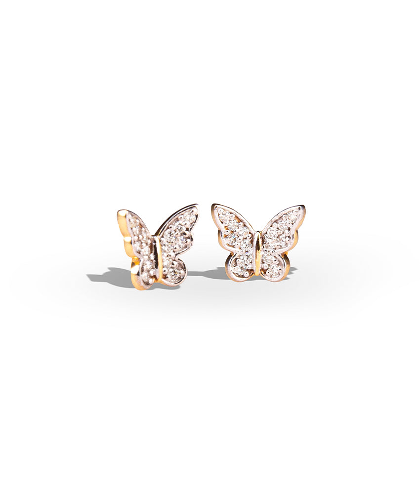 BABY A Butterfly studs