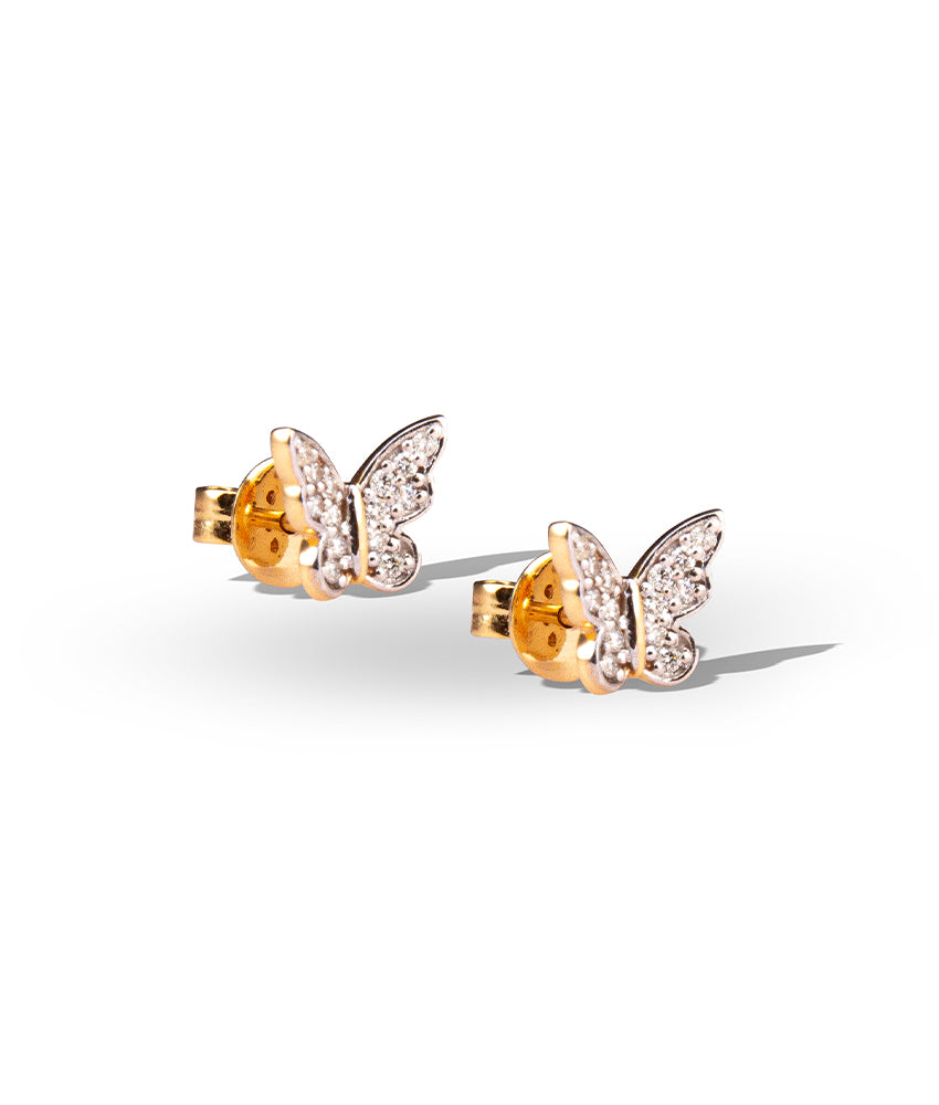 BABY A Butterfly studs