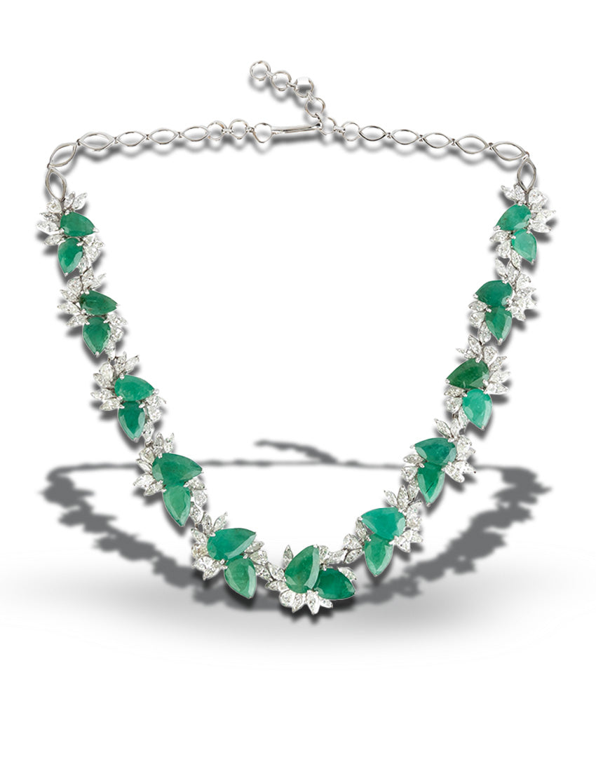 Emerald Lush Soiree Necklace