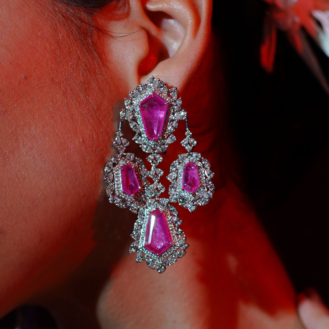 Ruby Estate Earrings