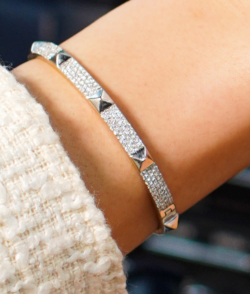 Hardware Bracelet (White Gold)